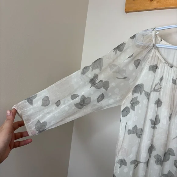 💛#340 Silk Giusy Made In Italy Blouse - Picture 4 of 8